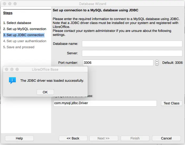 libreoffice mysql